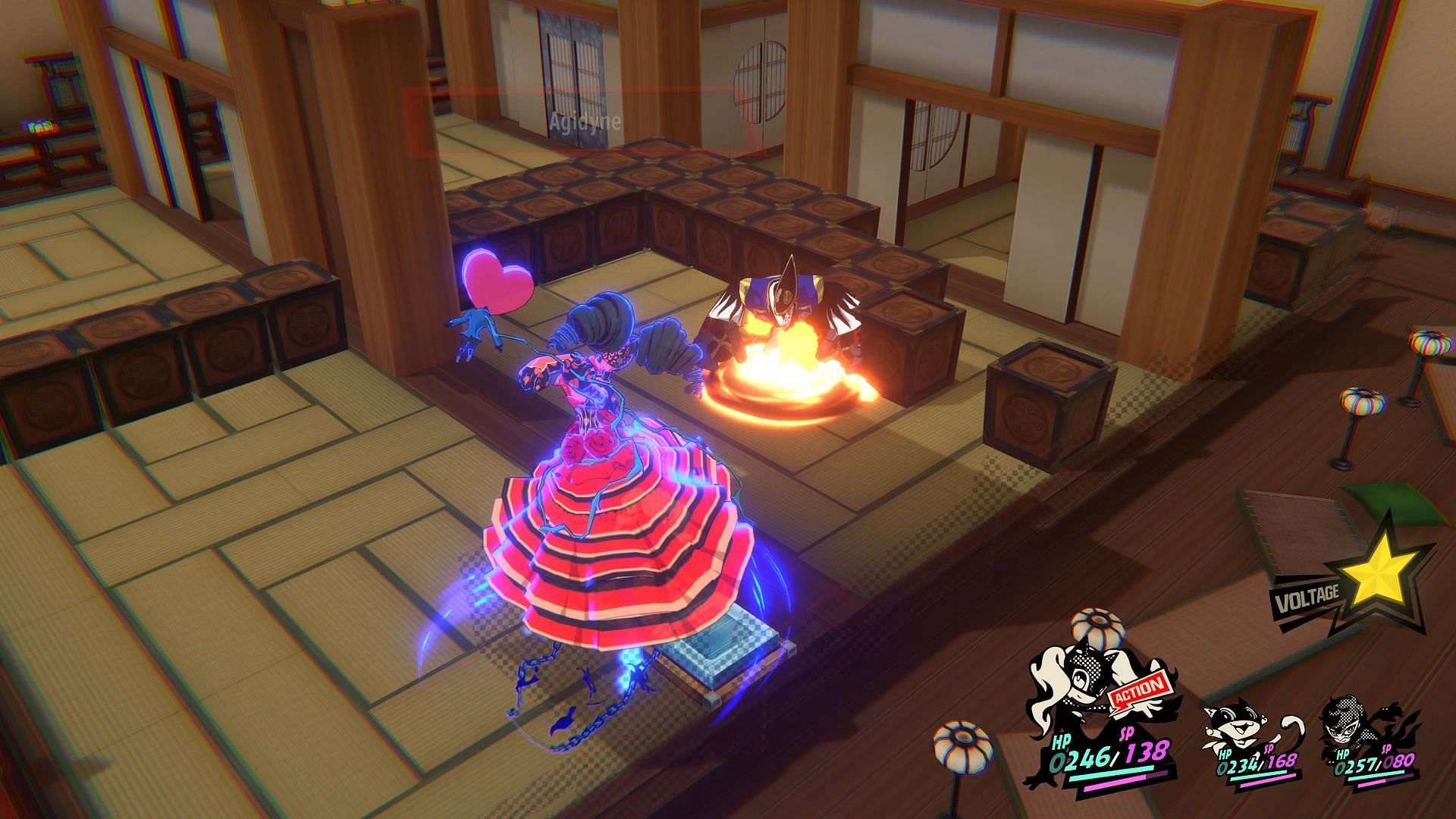 Use your most powerful spells to take out the rest (Image via Persona 5 Tactica)